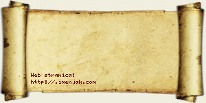 Damjan Pena vizit kartica